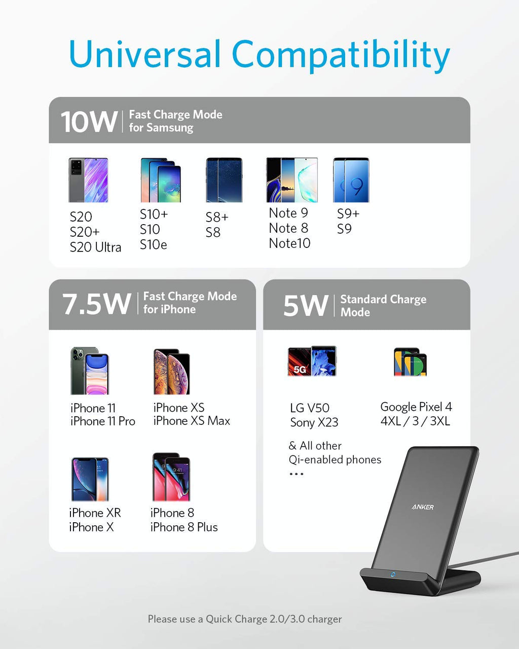 Anker <b>313</b> Wireless Charger (Stand)